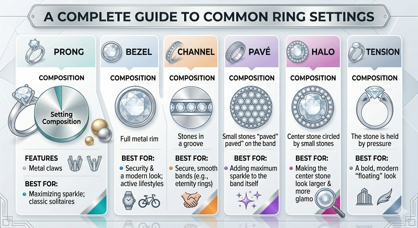 Types Of Ring Settings